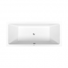 Duravit No.1 Rectangular Double Ended Bath with Leg Set 1800mm x 800mm - 0 Tap Hole