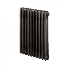 EcoRad Legacy Bare Metal Lacquer 3-Column Radiator 600mm High x 474mm Wide 10 Sections