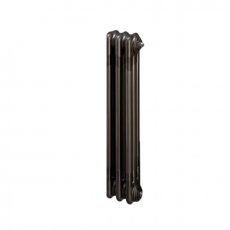 EcoRad Legacy Bare Metal Lacquer 3-Column Radiator 600mm High x 159mm Wide 3 Sections