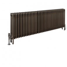 EcoRad Legacy Bare Metal Lacquer 4-Column Radiator 600mm High x 1779mm Wide 39 Sections