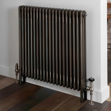 EcoRad Legacy 4 Column Radiator 602mm High x 159mm Wide 3 Sections - Lacquer