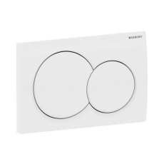 Geberit Alpha01 Round Flush Plate for Dual Flush