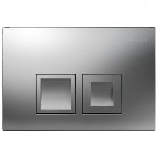 Geberit Delta50 Flush Plate for Dual Flush - Matt Chrome Plated