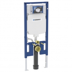 Geberit Duofix UP720 WC 1140mm Toilet Frame With 80mm Sigma Cistern - Blue