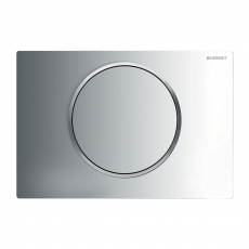 Geberit Sigma10 Single Flush Plate - Gloss/Matt Chrome