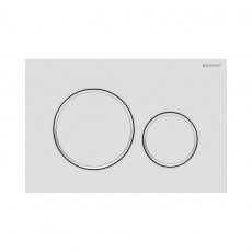 Geberit Sigma20 Dual Flush Plate - Matt White