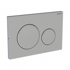Geberit Sigma20 Dual Flush Screwable Plate - Stainless Steel/Brush/Polish