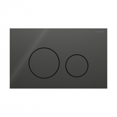 Geberit Sigma40 Round Dual Flush Plate - Lava Glass