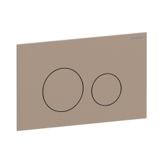 Geberit Sigma40 Round Dual Flush Plate - Brushed Red Gold