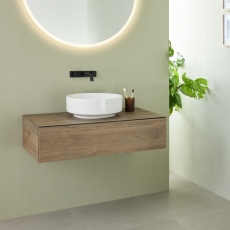 Geberit VariForm Wall Hung 1-Drawer Vanity Unit 900mm Wide