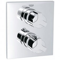 Grohe Allure Concealed Thermostatic Bath Shower Mixer Valve with Diverter - Chrome