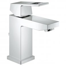 Grohe Eurocube S-Size Single Lever Basin Mixer Tap with Pop Up Waste - Chrome