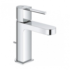 Grohe Plus S-Size Low Pressure Basin Mixer Tap with Pop-Up Waste - Chrome