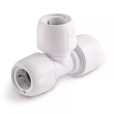 Hep2O Equal Tee White 22mm (Pack of 10)