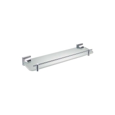 Heritage Chancery Single Glass Shelf - Chrome