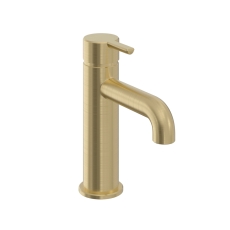 Heritage Dartmouth Basin Mixer Tap - Brushed Brass