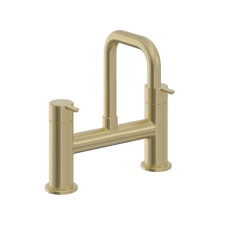 Heritage Dartmouth Bath Filler Tap - Brushed Brass