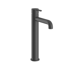 Heritage Dartmouth Tall Basin Mixer Tap - Matt Black