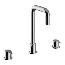 Heritage Dartmouth 3-Hole Basin Mixer Tap - Chrome