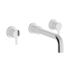 Heritage Dartmouth 3-Hole Wall Mounted Basin Mixer Tap - Chrome