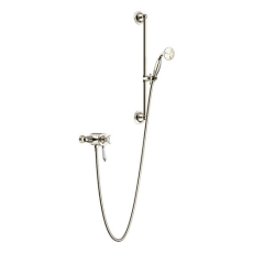Heritage Dawlish Exposed Mixer Shower with Shower Kit - Vintage Gold