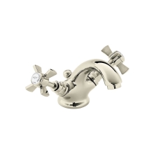 Heritage Dawlish Basin Mixer Tap with Pop up Waste - Vintage Gold