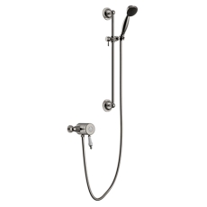 Heritage Glastonbury Exposed Mixer Shower with Shower Kit - Brushed Nickel