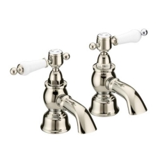 Heritage Glastonbury Bath Taps Pair - Vintage Gold
