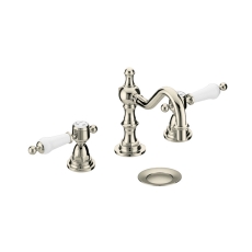 Heritage Glastonbury 3-Hole Swivel Spout Basin Mixer Tap with Pop Up Waste - Vintage Gold