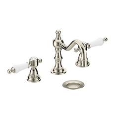 Heritage Glastonbury 3-Hole Swivel Spout Basin Mixer Tap with Pop Up Waste - Vintage Gold
