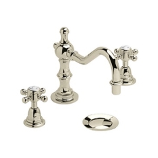 Heritage Hartlebury 3-Hole Swivel Spout Basin Mixer Tap with Pop Up Waste - Vintage Gold