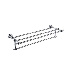 Heritage Holborn Double Towel Shelf - Chrome
