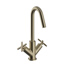 Heritage Salcombe Basin Mixer Tap - Brushed Brass