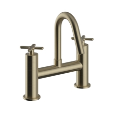 Heritage Salcombe Bath Filler Tap - Brushed Brass
