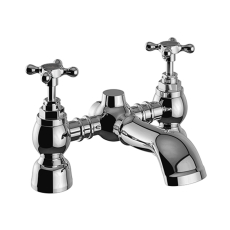 Heritage Trinity Bath Filler Tap - Chrome