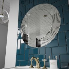 HiB Arte 60 Designer Round Bathroom Mirror 600mm Diameter