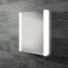 HiB Paragon 50 Aluminium LED Single Door Bathroom Cabinet 700mm H x 564mm W x 140mm D