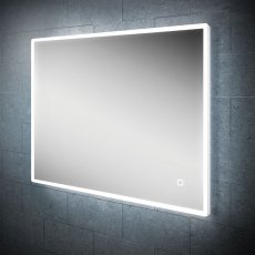 HiB Vega 80 Landscape Demistable LED Bathroom Mirror with Charging Socket 600mm H x 800mm W