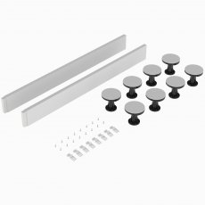 Nuie Shower Tray Riser Kit (105mm High) for 1000mm Square and Rectangular Trays - White