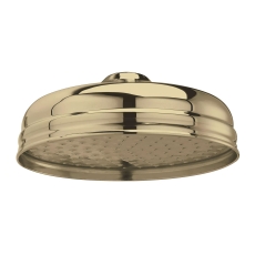 Hudson Reed Apron Fixed Shower Head 200mm Diameter - Brushed Brass