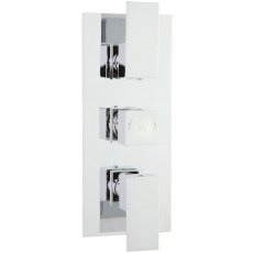 Hudson Reed Art Concealed Shower Valve Triple Handle - Chrome