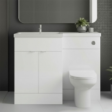 Hudson Reed Fusion 1100mm Combination Vanity and WC Unit