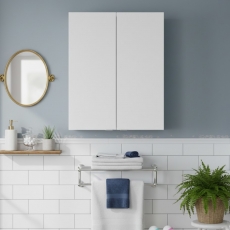 Hudson Reed Fusion Wall Unit 500mm Wide - Gloss White