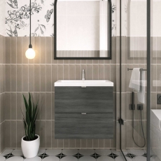 Hudson Reed Fusion 600mm 2-Drawer Wall Hung Vanity Unit