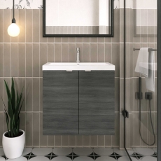 Hudson Reed Fusion 600mm 2-Door Wall Hung Vanity Unit