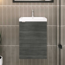 Hudson Reed Fusion 400mm 1-Door Wall Hung Vanity Unit