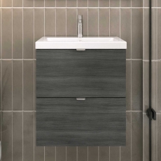 Hudson Reed Fusion 500mm 2-Drawer Wall Hung Vanity Unit