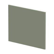 Hudson Reed Juno Square Shower End Bath Panel 540mm H x 700mm W - Satin Green
