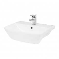 Hudson Reed Lynx Semi Recessed Basin 500mm Wide - 1 Tap Hole