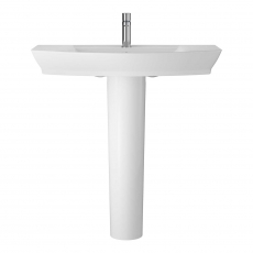Hudson Reed Maya Basin with Full Pedestal 850mm Wide - 1 Tap Hole